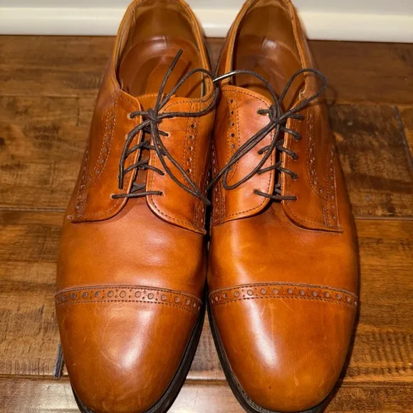 Allen Edmonds Benton cap toe oxford shoes size 10.5 D