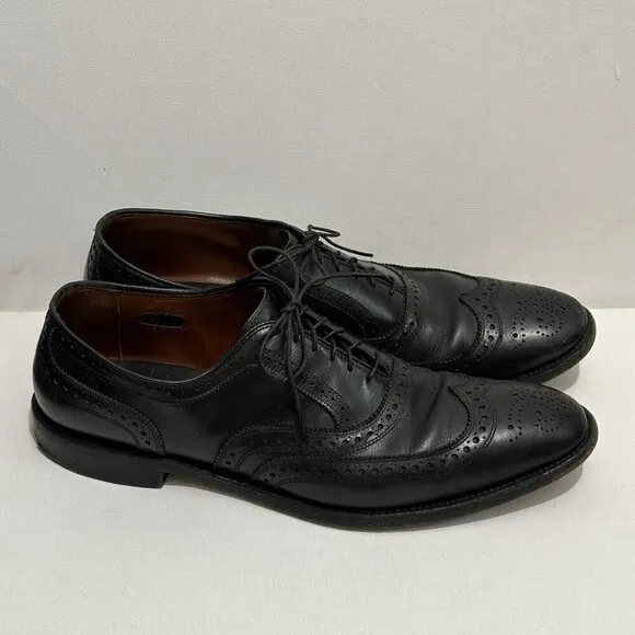 Allen Edmonds McAllister Wingtip Mens Shoes Oxford Sz 13 6205 Black Leather