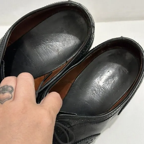Allen Edmonds McAllister Wingtip Mens Shoes Oxford Sz 13 6205 Black Leather