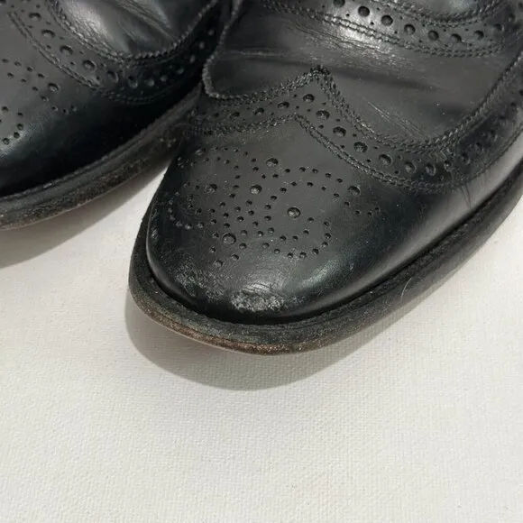 Allen Edmonds McAllister Wingtip Mens Shoes Oxford Sz 13 6205 Black Leather