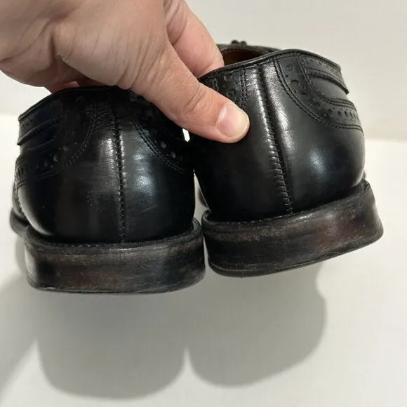 Allen Edmonds McAllister Wingtip Mens Shoes Oxford Sz 13 6205 Black Leather