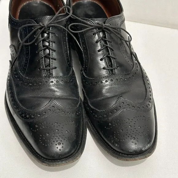 Allen Edmonds McAllister Wingtip Mens Shoes Oxford Sz 13 6205 Black Leather