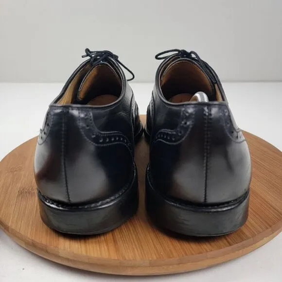 Allen Edmonds McClain Wingtip Black Leather Dress Shoes Oxfords Men’s Sz 11 3E