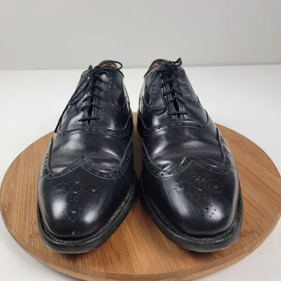 Allen Edmonds McClain Wingtip Black Leather Dress Shoes Oxfords Men’s Sz 11 3E