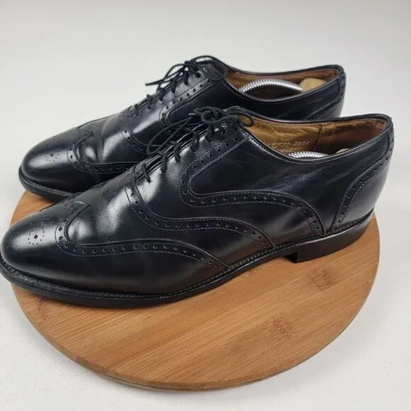 Allen Edmonds McClain Wingtip Black Leather Dress Shoes Oxfords Men’s Sz 11 3E