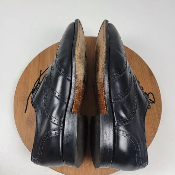 Allen Edmonds McClain Wingtip Black Leather Dress Shoes Oxfords Men’s Sz 11 3E