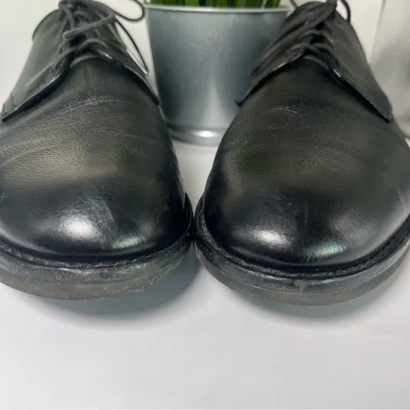 Allen Edmonds Men’s Port Washington Nomad Leather Plain Toe Derby Shoes Black 11