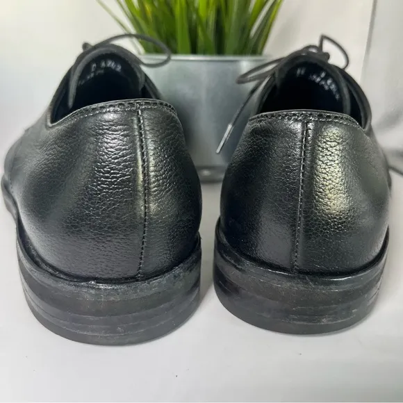 Allen Edmonds Men’s Port Washington Nomad Leather Plain Toe Derby Shoes Black 11
