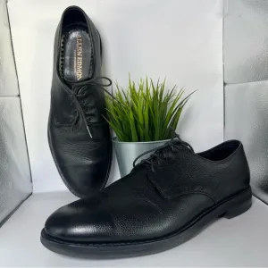 Allen Edmonds Men’s Port Washington Nomad Leather Plain Toe Derby Shoes Black 11
