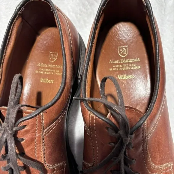 Allen Edmonds Mens Size 14 2R Brown Comfort Shoes Wilbert Oxfords 1951 45309 Dst