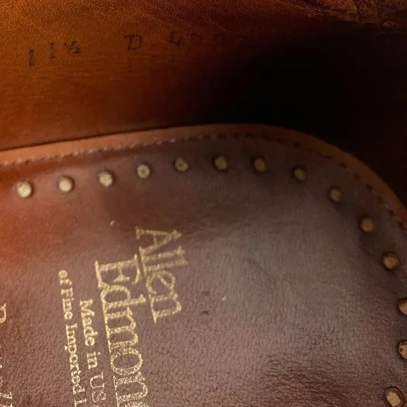 Allen Edmonds Powell Mens Shoes Cordovan Brown