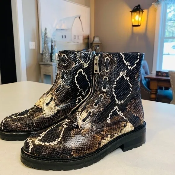𝅺allsaints Snakeskin Boots Size 36 - BRAND NEW!