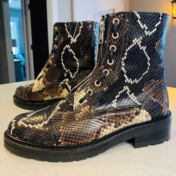 𝅺allsaints Snakeskin Boots Size 36 - BRAND NEW!