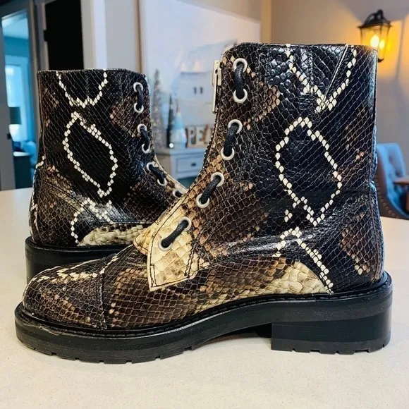 𝅺allsaints Snakeskin Boots Size 36 - BRAND NEW!