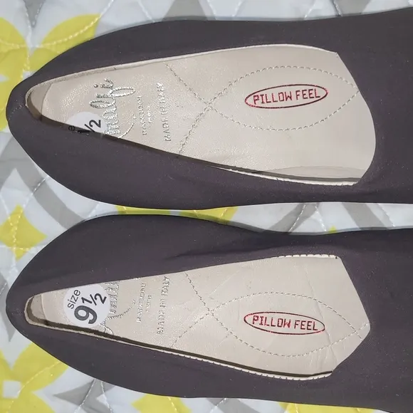 Almafi by Rangoni Brown Slip-on Wedge Shoes Size 9.5