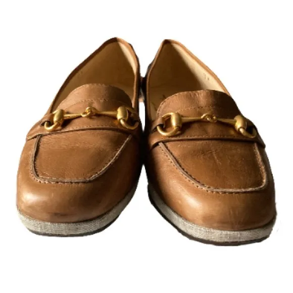 Amalfi by Rangoni Women’s Italian Grandma Core Brown Leather Loafers  10