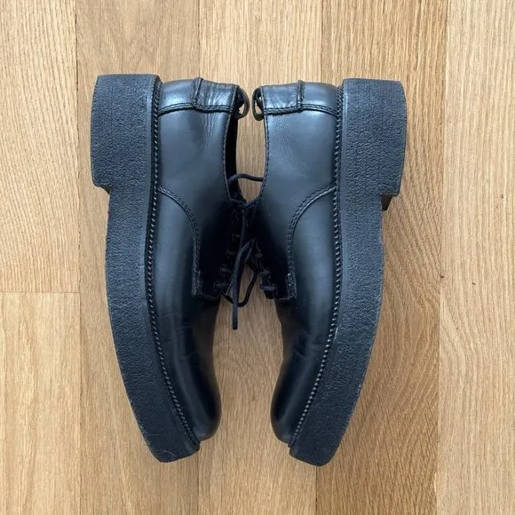 ami chunky derby shoes