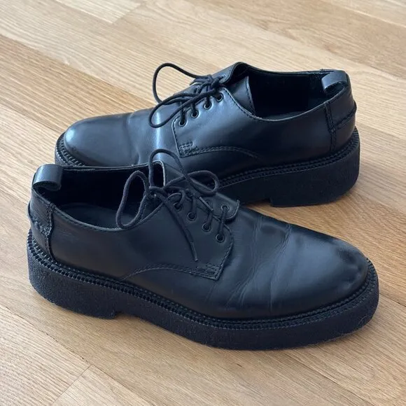 ami chunky derby shoes