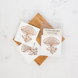 Amicreative - Temporary Tattoo - 3" Metallic Lotus Bloom