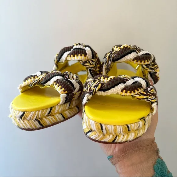 Antolina Paris Cotton Platform Sandals
