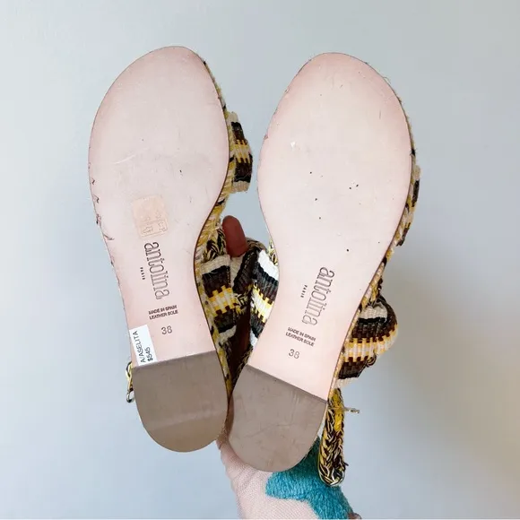 Antolina Paris Cotton Platform Sandals