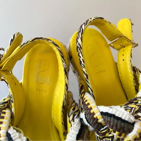 Antolina Paris Cotton Platform Sandals