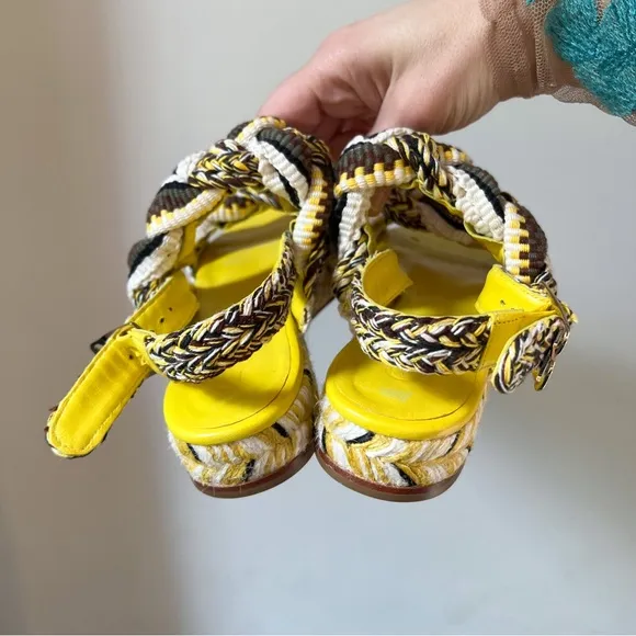 Antolina Paris Cotton Platform Sandals