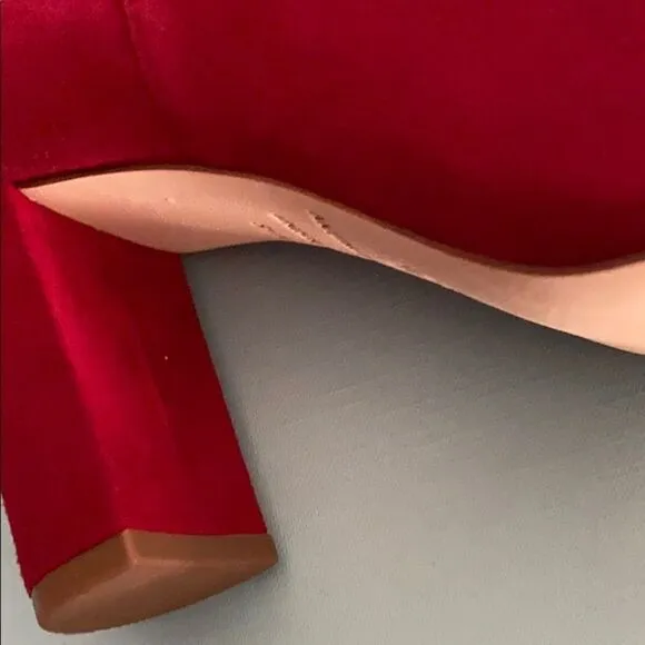 Antonio Melani Shahn Red booties