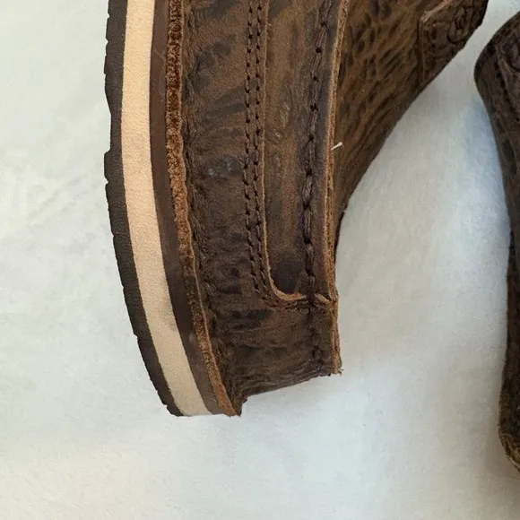 Ariat Cruiser Slip-On Casual Shoes Brown Leather Comfort Loafers Size 8.5