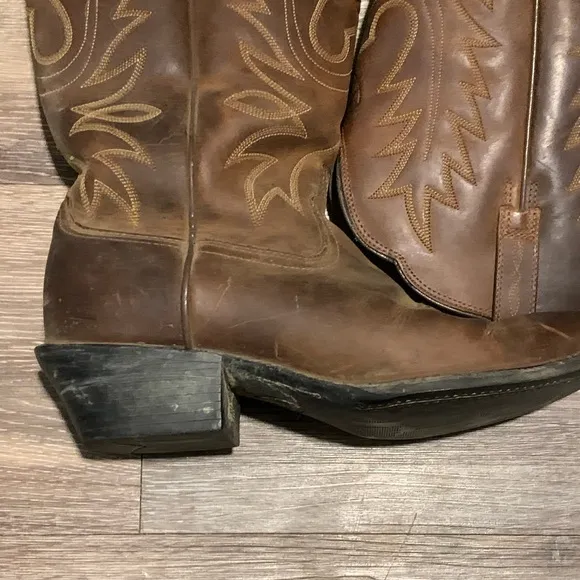 Ariat Heritage R Toe Western Boots Brown 9C