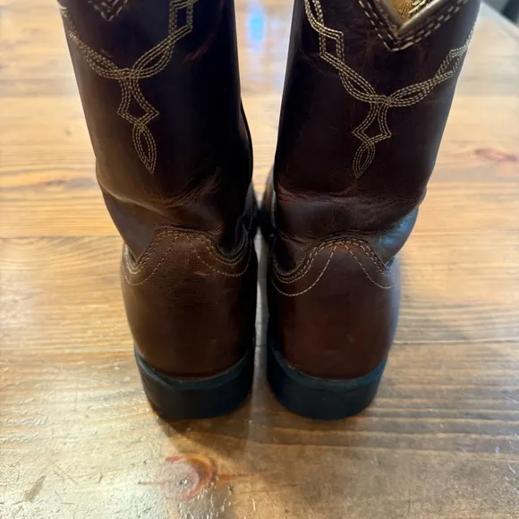 Ariat Heritage Roper Distressed Brown 10&quot; Western Boots 10002284 Men's 11.5 D