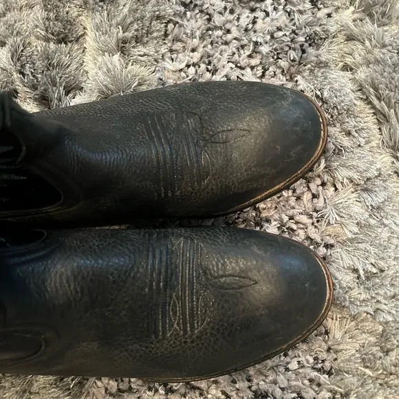 Ariat Men's Black Haritage Stockman Western Boots