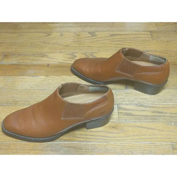 Ariat Sonora 16528 Womens Size 9.5B Cognac Leather Western Ankle Boots Booties