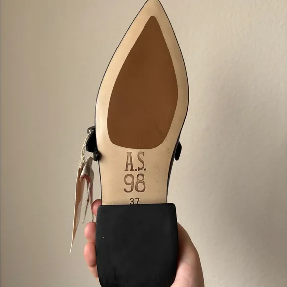 A.S.98 mules leather, size 37