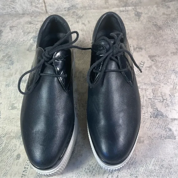 ASH Lace-up Katia platform leather shoes