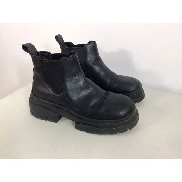 ASH Y2K Platform Chunky Ankle Boots Grunge Womens 40