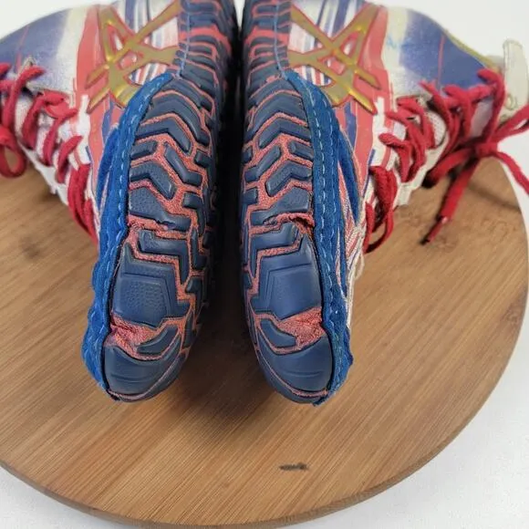 Asics Aggressor 2 Wrestling Shoes Size- 7 L.E. Lightning Strike See Photos