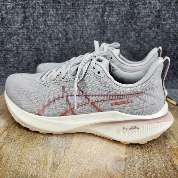 Asics GT 2000 13 Womens Size 8.5 Wide Gray Athletic Low Top Running Shoes