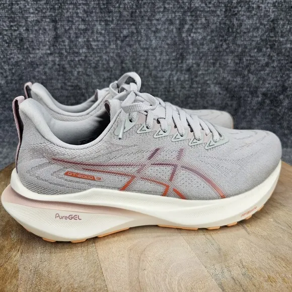 Asics GT 2000 13 Womens Size 8.5 Wide Gray Athletic Low Top Running Shoes