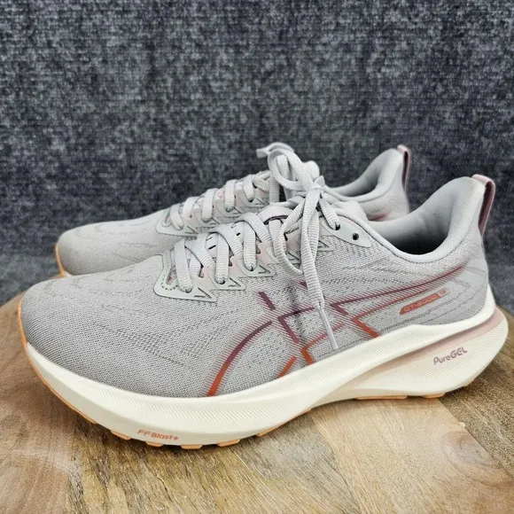 Asics GT 2000 13 Womens Size 8.5 Wide Gray Athletic Low Top Running Shoes