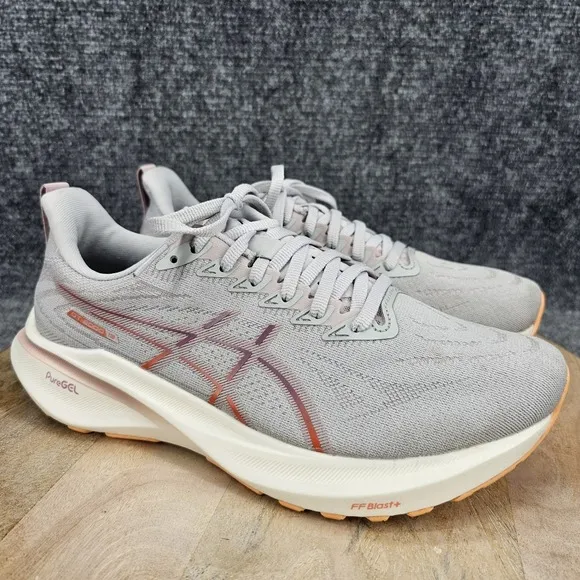 Asics GT 2000 13 Womens Size 8.5 Wide Gray Athletic Low Top Running Shoes