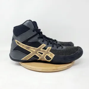 Asics Matcontrol 2 Wrestling Shoes Mens 12 Black Sneaker High Top Boxing