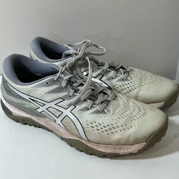 ASICS Men’s 11.5 Gel-Kayano ACE Spikless Golf Shoe Avalanche Gray Comfy Shoes
