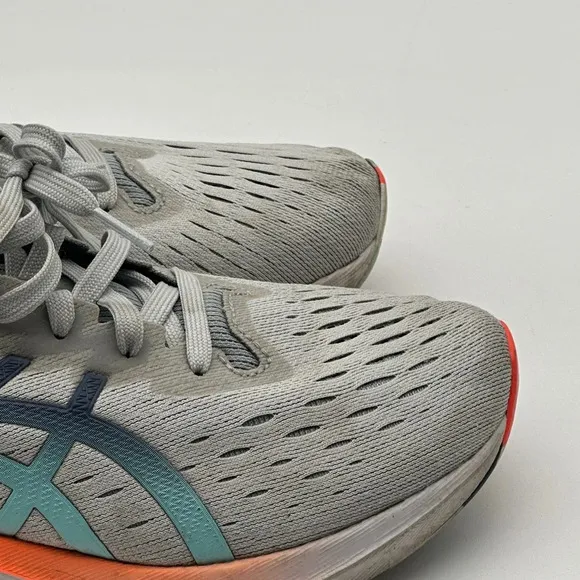 ASICS Men's Novablast 2 Gray Blue Thunder 1011B306-960 Running Shoes Size 7.5