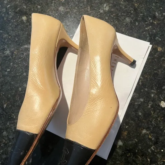 AUTHENTIC CHANEL CLASSIC PUMP VINTAGE SHOES size 38