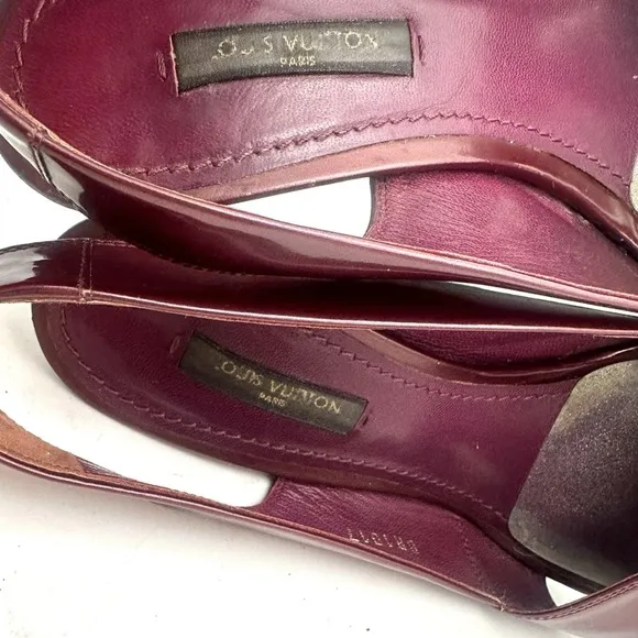 Authentic Louis Vuitton Wedge Heels Shoes with Dust Bag size US 6.5 or EU 36.5