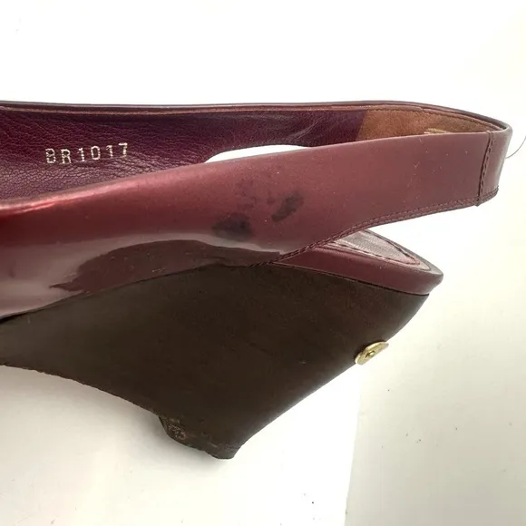 Authentic Louis Vuitton Wedge Heels Shoes with Dust Bag size US 6.5 or EU 36.5