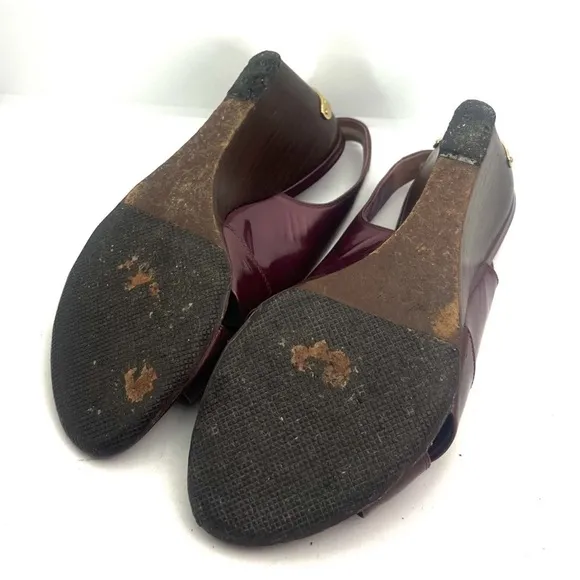 Authentic Louis Vuitton Wedge Heels Shoes with Dust Bag size US 6.5 or EU 36.5