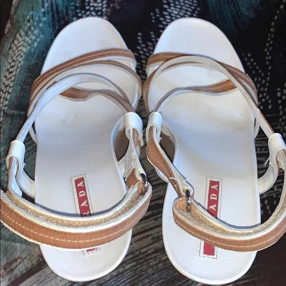 Authentic Prada Wedge Shoes