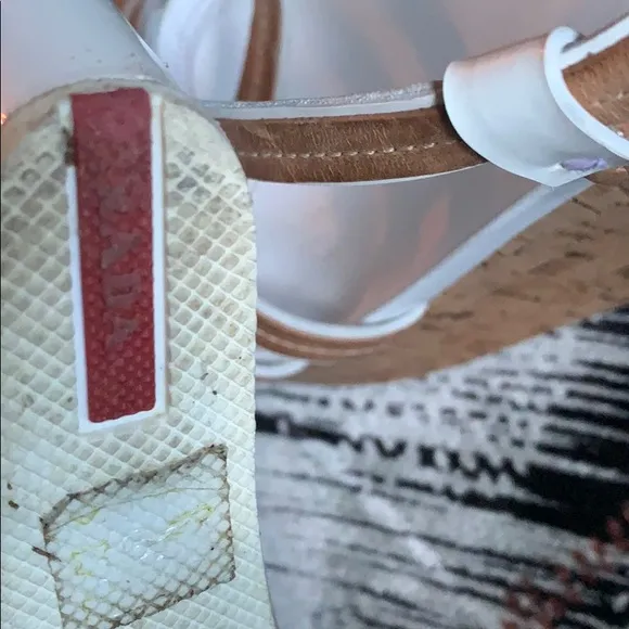 Authentic Prada Wedge Shoes